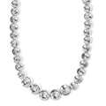 Diamond-Cut Beaded Chain Necklace in Sterling Silver 21.75 Grams 20 Inches - Sticky add to cart bar