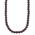 D'Joy AAA Mozambique Garnet 172.00 ctw Celebrity Beaded Necklace in 18K Vermeil Yellow Gold Over Sterling Silver 20 Inches - Sticky add to cart bar