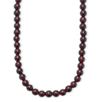 D'Joy AAA Mozambique Garnet 172.00 ctw Celebrity Beaded Necklace in 18K Vermeil Yellow Gold Over Sterling Silver 20 Inches