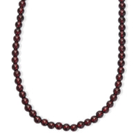 D'Joy AAA Mozambique Garnet 145.00 ctw Celebrity Beaded Necklace in 18K Vermeil Yellow Gold Over Sterling Silver 20 Inches