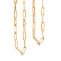 6mm Paperclip Chain Necklace in 10K Yellow Gold 17.10 Grams 22 Inches - Sticky add to cart bar