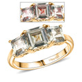 D'Joy AAA Turkizite Ring in 18K Vermeil YG Over Sterling Silver (Size 10) 2.90 ctw - Sticky add to cart bar