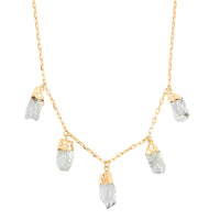Brazilian Citrine Necklace in Goldtone (16-18 Inches) 33.50 ctw