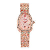Genoa Austrian Crystal Miyota Japanese Movement Watch in Rosetone