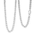 Byzantine Chain Necklace in Sterling Silver 22.8 Grams 20 Inches - Sticky add to cart bar