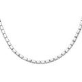 D’Joy in Rhodium Over Sterling Silver Bar Link Necklace 18 Inches 28.90 Grams - Sticky add to cart bar