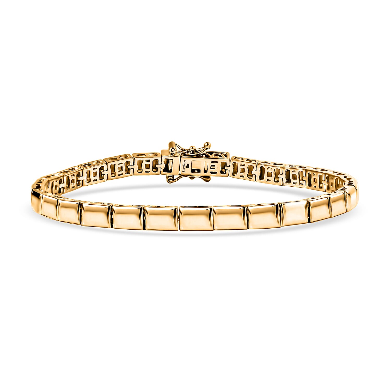 EverTrue Fancy Bracelet in 18K YG Plated Bronze (6.50 In)