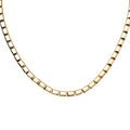 EverTrue Bronzella Collection Bar Link Chain Necklace in 18K YG Plated Bronze 18 Inches - Sticky add to cart bar