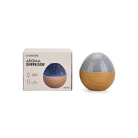 Livmore Aroma Diffuser with Colorful Light Changing and 5 Essential Oil (300ml)