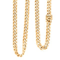 6.7mm Miami Cuban Chain Necklace in 10K Yellow Gold 17.50 Grams 22 Inches - Sticky add to cart bar