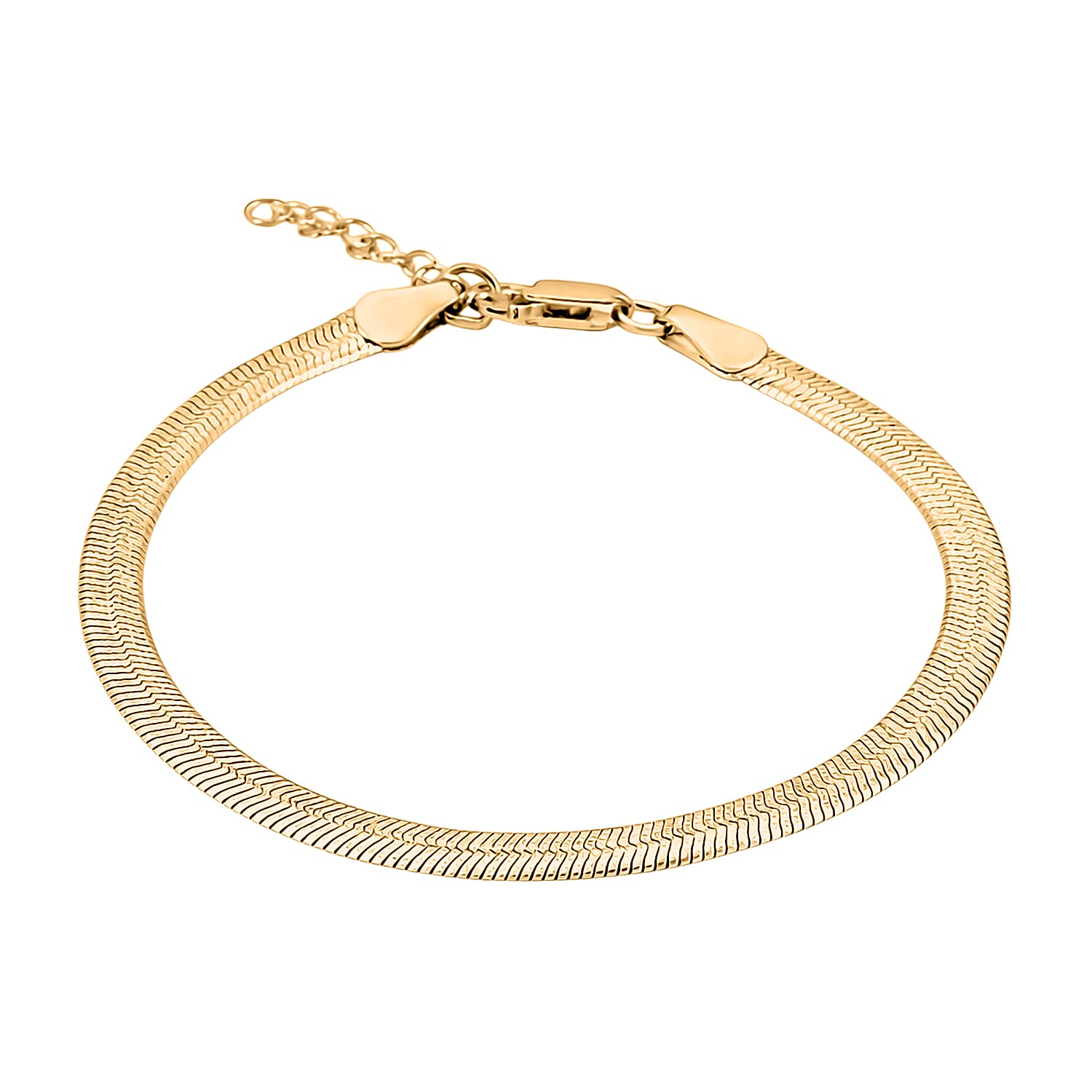 Italian 14K YG Over Sterling Silver Chain Bracelet (7.00 In) (4.24 g)