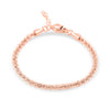 Rose Gold Over Sterling Silver
