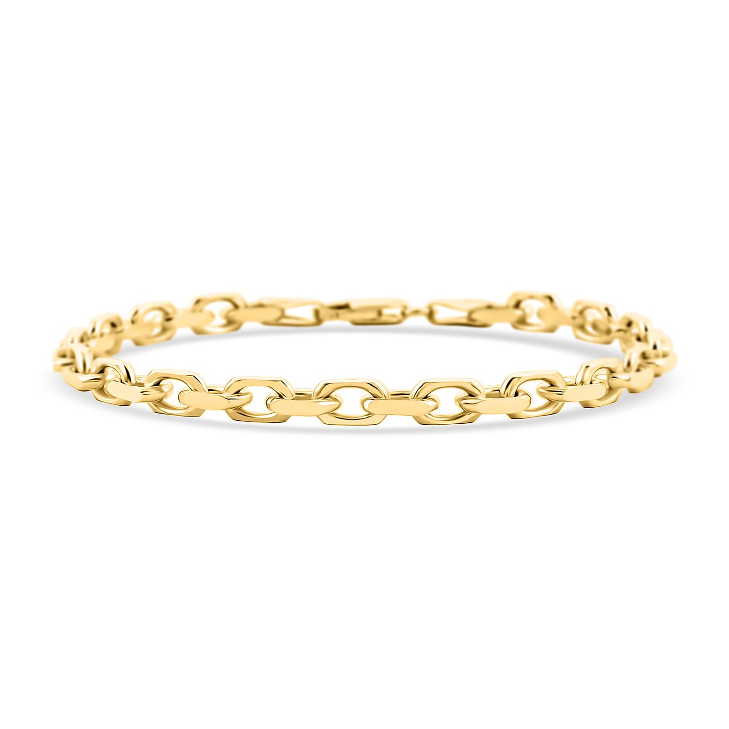 Italian 14K YG Over Sterling Silver Chain Bracelet (7.50 In) (10.56 g)