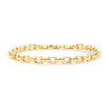 Italian 14K YG Over Sterling Silver Chain Bracelet (7.50 In) (10.56 g) - Sticky add to cart bar