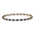 10K Yellow Gold AAA Luxuriant Lab Grown Alexandrite  Bracelet (6.50 In) 8.46 ctw - Sticky add to cart bar