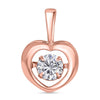 Rose Gold Over Sterling Silver