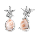 D’Joy Premium Natrolite and White Zircon 2.30 ctw Earrings in Rhodium Over Sterling Silver - Sticky add to cart bar