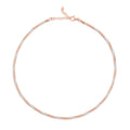 Italian Chain Necklace in 14K YG and Rhodium Over Sterling Silver 19.25 Grams 17 Inches - Sticky add to cart bar