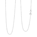 Italian Sterling Silver Diamond-cut Rock Chain Necklace (20 Inches) (2.51 Grams) - Sticky add to cart bar