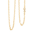 Italian Brillucci Chain Necklace in 14K Yellow Gold Over Sterling Silver 4.84 Grams 20 Inches - Sticky add to cart bar
