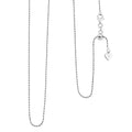 Italian Rope Chain Necklace in Rhodium Over Sterling Silver 3.50 Grams 22 Inches - Sticky add to cart bar
