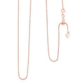 Italian Rope Chain Necklace in 14K Rose Gold Over Sterling Silver 3.53 Grams 22 Inches - Sticky add to cart bar
