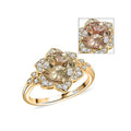 Luxoro 10K Yellow Gold AAA Turkizite, Diamond (G-H, I2) (0.30 cts) Ring (Size 10.0) 3.50 ctw - Sticky add to cart bar