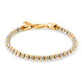 Italian 14K YG Over and Sterling Silver Chain Bracelet (7.00 In) (8.17 g) - Sticky add to cart bar