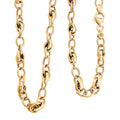 Embrace Link Chain Necklace in 10K Yellow Gold 6.85 Grams 20 Inches - Sticky add to cart bar