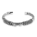 Bali Legacy Snake Cuff Bracelet in Sterling Silver (7.25 In) 41.40 Grams - Sticky add to cart bar