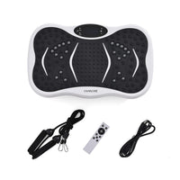 Livmore White Fitness Vibration Plate with Remote Control