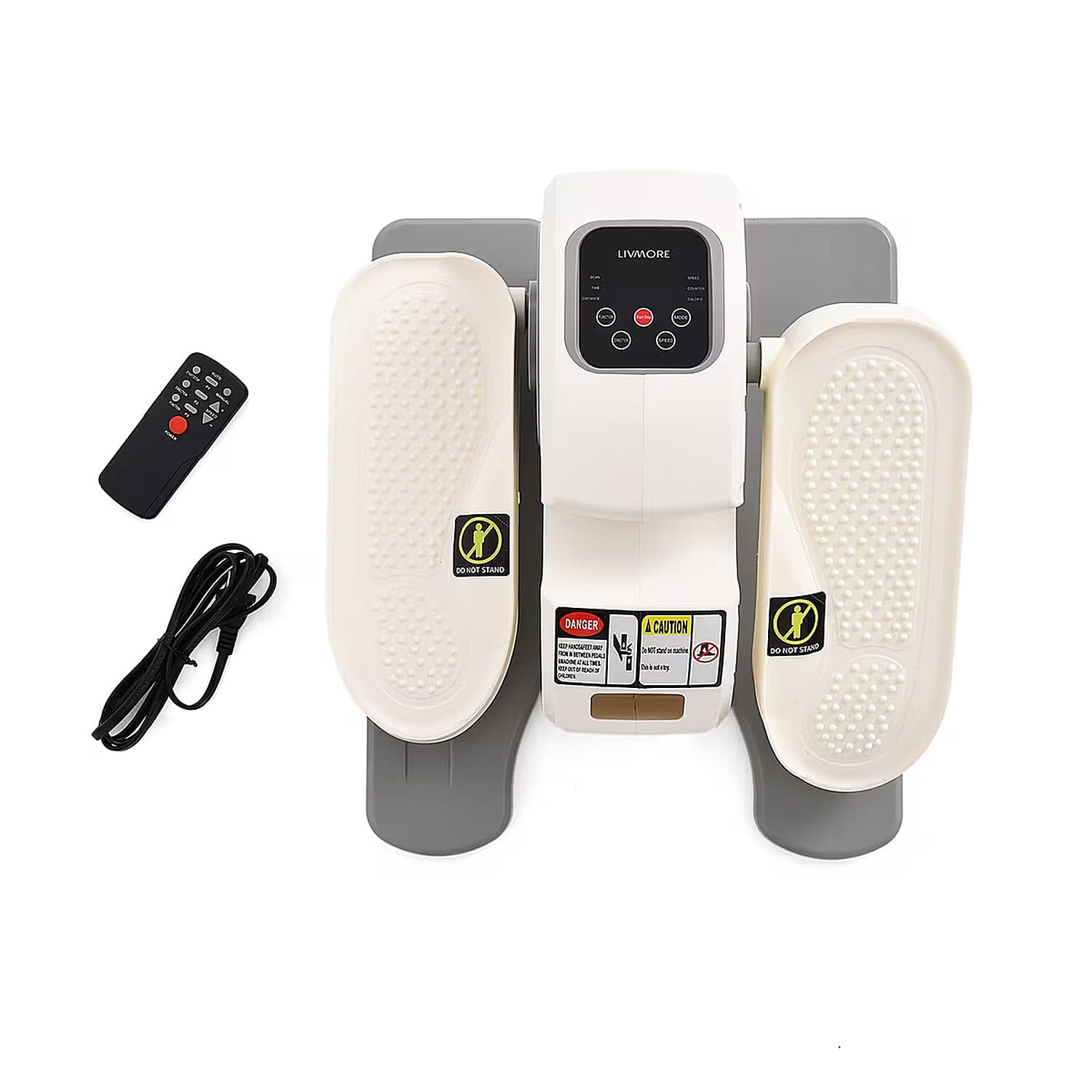 Livmore Red Under Desk Electric Stepper with LCD Display