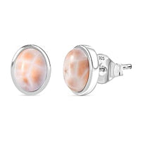 D’Joy Premium Natrolite 2.50 ctw  Earrings in Rhodium Over Sterling Silver