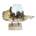 Designer Inspired Handblown Glass Pitcher - Sticky add to cart bar
