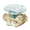 Handblown Glass Pitcher with Driftwood Base - Sticky add to cart bar