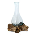 Designer Inspired Glass Pitcher with Wood Stand - Sticky add to cart bar