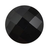 Black Onyx (Rnd 8 mm) 1.86 ctw Loose Gemstone