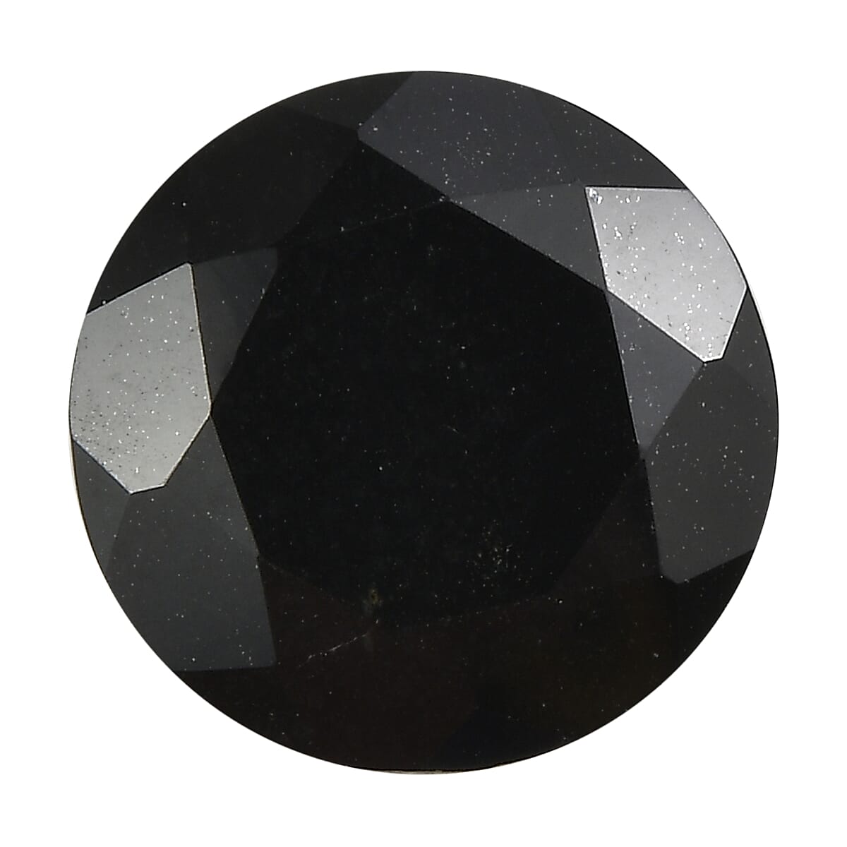 Black Tourmaline (Rnd 9 mm) 2.20 ctw Loose Gemstone