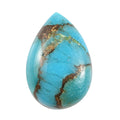 Mojave Blue Turquoise (Pear 9x6 mm) 1.17 ctw Loose Gemstone - Sticky add to cart bar