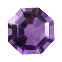 AA Bolivian Amethyst (Octillion 6 mm) 0.58 ctw Loose Gemstone