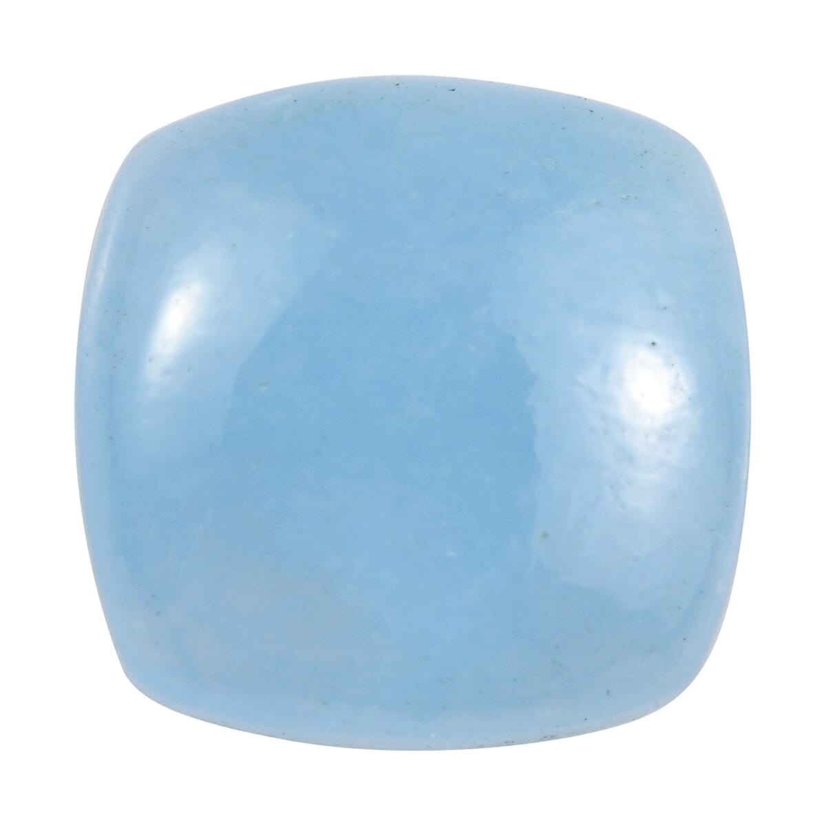Dyed Light Blue Color Jade (Cush 8x8 mm) 1.31 ctw Loose Gemstone