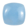 Dyed Light Blue Color Jade (Cush 8x8 mm) 1.31 ctw Loose Gemstone - Sticky add to cart bar