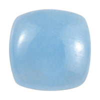 Dyed Light Blue Color Jade (Cush 8x8 mm) 1.31 ctw Loose Gemstone