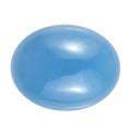AA Dyed Light Blue Color Jade (Ovl 9x7 mm) 2.28 ctw Loose Gemstone - Sticky add to cart bar