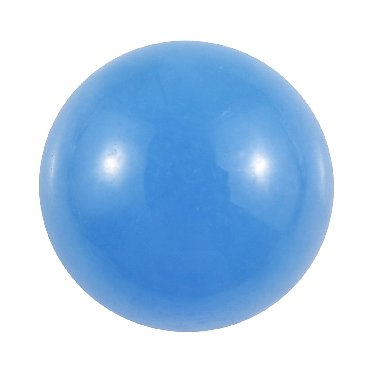 AAA Dyed Light Blue Color Jade (Rnd 10 mm) 4.40 ctw