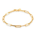 5.5mm Paper Clip Chain Bracelet in 10K Yellow Gold (8.00 In) 6.20 Grams - Sticky add to cart bar