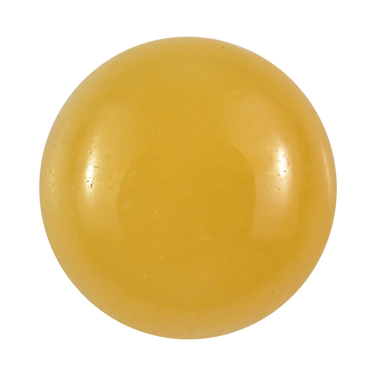 Yellow Jade (D) (Rnd 7 mm) 1.36 ctw Loose Gemstone