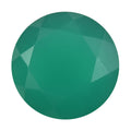 Green Onyx (Rnd 8 mm) 1.45 ctw Loose Gemstone - Sticky add to cart bar