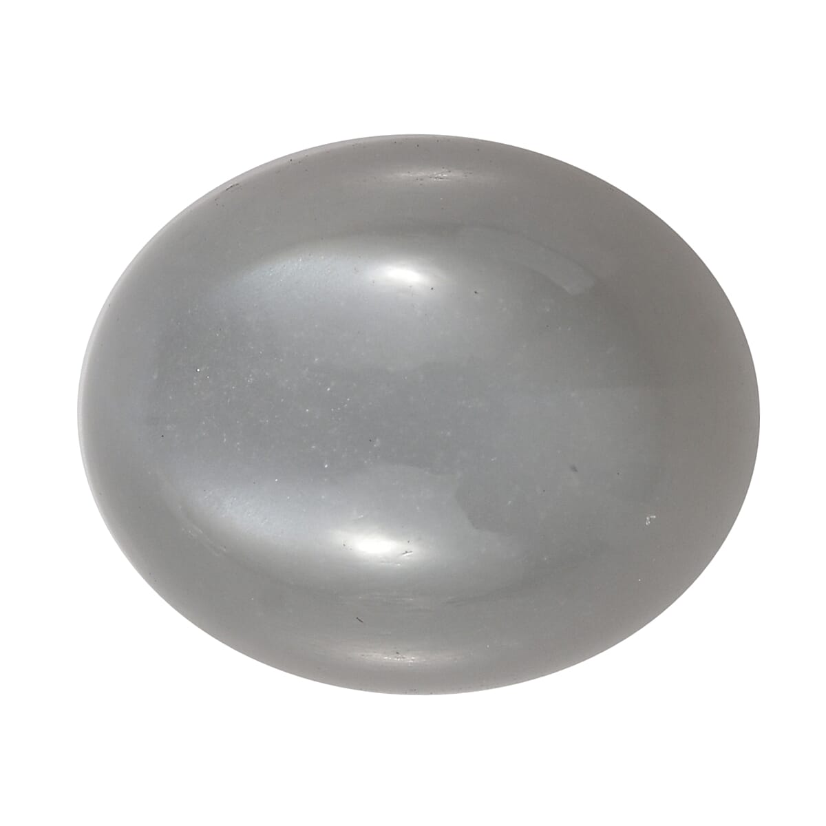 Grey Moonstone (Ovl 11x9 mm) 3.85 ctw Loose Gemstone