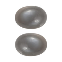Grey Moonstone Set of 2 (Ovl 7x5 mm) 1.85 ctw Loose Gemstone